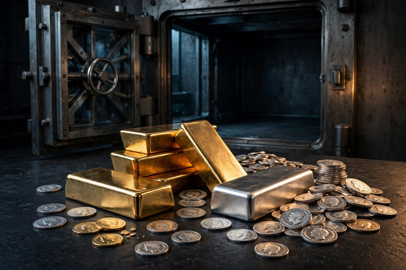 An assortment of bullion